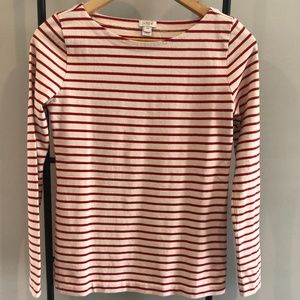 J.Crew Long Sleeve Striped Tee NWT